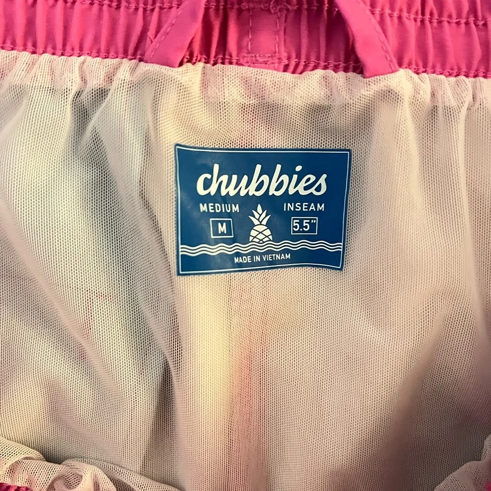 Chubbies Classic Swim Trunk Shorts 5”5  Inseam SZ M - Picture 4 of 5